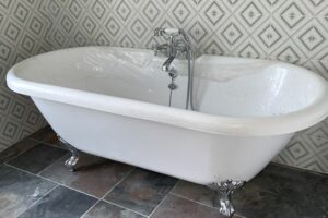 baignoire sur pied